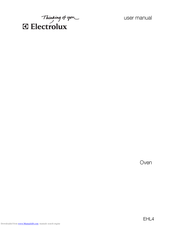 Electrolux EHL4 User Manual