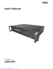 Nec LED-VP1 User Manual