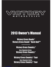 Polaris 2013 Ness Signature Series Victory Cross Country Owner's Manual