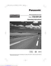 Panasonic CQ-5251JU Operating Instructions Manual