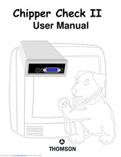 THOMSON Chipper Check II User Manual