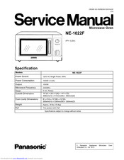 panasonic NE-1022F Service Manual