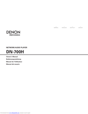 Denon DN-700H Owner's Manual