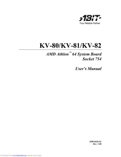 ABIT KV-81 User Manual