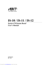 ABIT IS-10 Intel Pentium 4 System Board Socket 478 User Manual