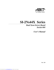 ABIT SI-2NS441 Series User Manual