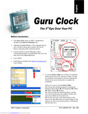 ABIT GURU CLOCK User Manual