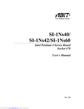 ABIT SI-1Ns40 User Manual