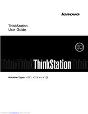 Lenovo Think station 4223 User Manual