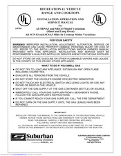 Suburban SRNA3 SERIES Installation, Operation And Service Manual