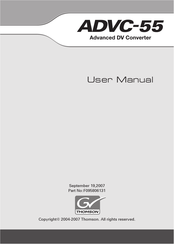 THOMSON ADVC-55 User Manual