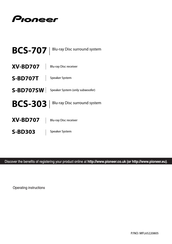 Pioneer BCS-303 Operating Instructions Manual