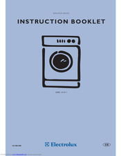 Electrolux EWD 1419 I Instruction Booklet