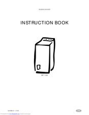 Electrolux EWT 1069 Instruction Book