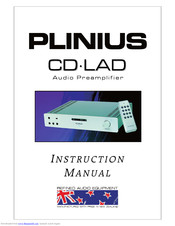 Plinius CD LAD Instruction Manual