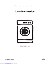 Electrolux Swissline GL EWF 1387 User Information