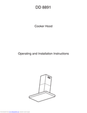 Electrolux DD 8891 Operating And Installation Manual