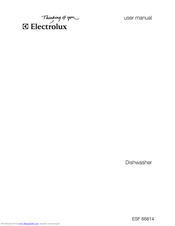 Electrolux ESF 66814 User Manual