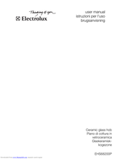 Electrolux EHS68200P User Manual