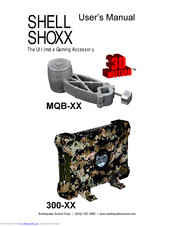 EarthQuake Shell Shoxx MQB-XX User Manual
