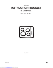Electrolux EHE 64 Instruction Booklet