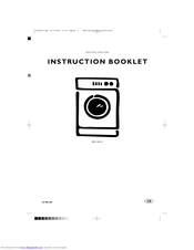 Electrolux EW 1013I Instruction Booklet
