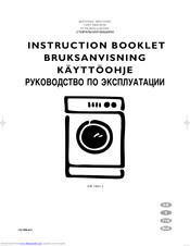 Electrolux EW 1063 S Instruction Booklet