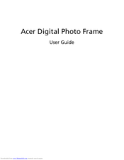 ACER AF 307 User Manual