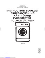 Electrolux EWS 1005 Instruction Booklet