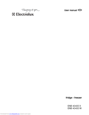 Electrolux ENB 40400 X User Manual