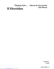 Electrolux ERE 39391 S User Manual