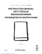 Electrolux EUU 11300 Instruction Manual