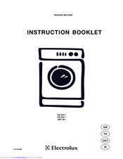 Electrolux EWF 861 Instruction Booklet