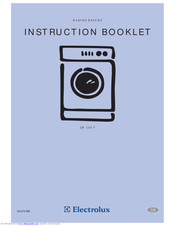 Electrolux EW 1255 F Instruction Booklet