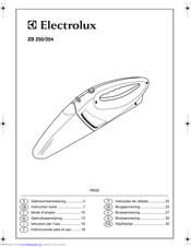 Electrolux ZB 254 Instruction Book