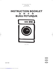 Electrolux EW876F Instruction Booklet