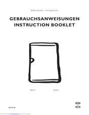 Electrolux ERN1671 Instruction Booklet