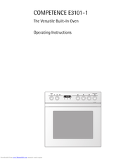 Electrolux COMPETENCE E3101-1 Operating Instructions Manual