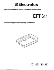 Electrolux EFT611 User Manual