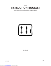 Electrolux EGG 689 Instruction Booklet