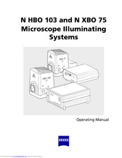 Zeiss N HBO 103 Operating Manual