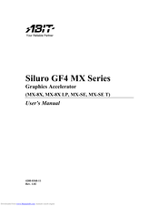 ABIT Siluro GF4 MX Series User Manual