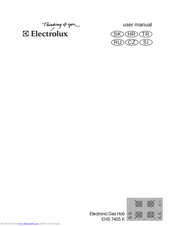 Electrolux EHS 7405 K User Manual