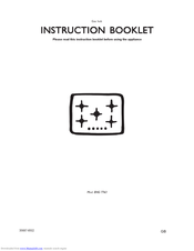 Electrolux EHG 7763 Instruction Booklet