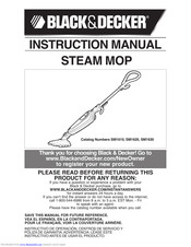 Black & Decker SM1630 Instruction Manual