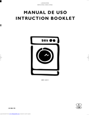 Electrolux EW 1233I Instruction Booklet