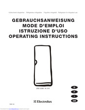 Electrolux ERO 3298 Operating Instructions Manual