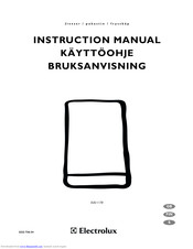 Electrolux EUU1170 Instruction Manual