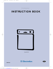 Electrolux ESF 605 Instruction Book
