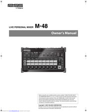 RSS M-48 Owner's Manual